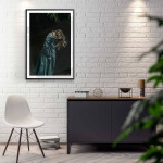 Mystical woman in the dark - Fashion poster