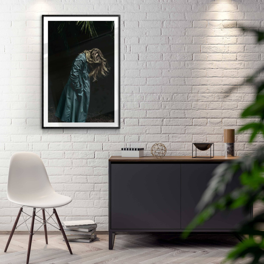 Mystical woman in the dark - Fashion poster