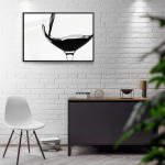 Wine and wine glass - Simple poster