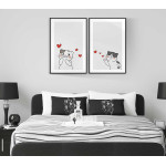 Kärlek & katter - Perfect pair posters