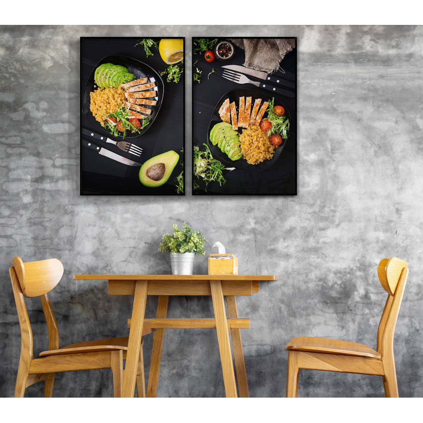 Healthy food - Elegant kitchen poster