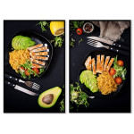 Healthy food - Elegant kitchen poster