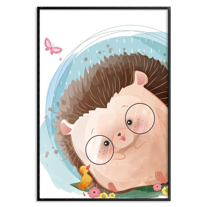 Söt igelkott - Barntavla