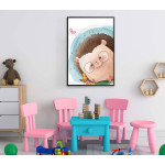 Söt igelkott - Barntavla