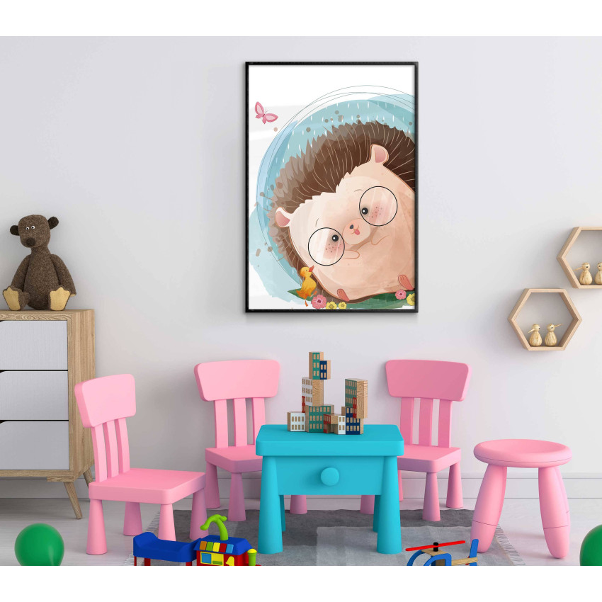 Söt igelkott - Barntavla