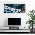 Waterfall picture - Three piece poster