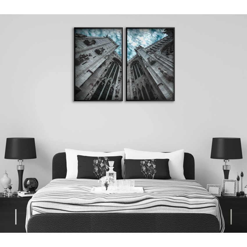 Mäktigt palats - Tavla i två delar