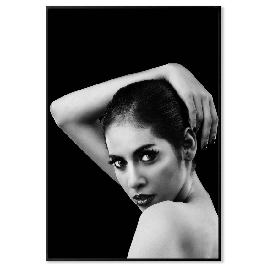 Eye lashes - Porträtt fashion poster