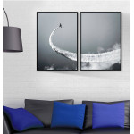 Aircraft show - Poster in two pieces