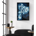 Motocross - Abstrakt extreme sports plansch