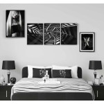 Fashion doll model - Black and white poster