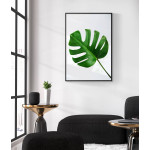 Monstera blad - Grön poster