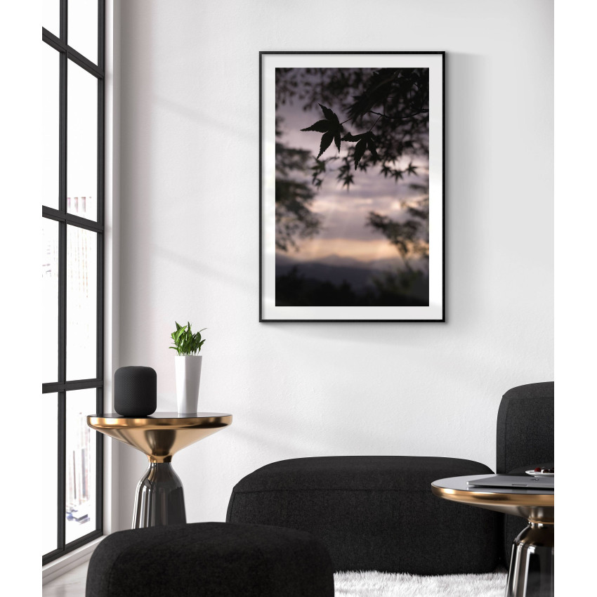 Träd och löv silhuett - Naturmotiv