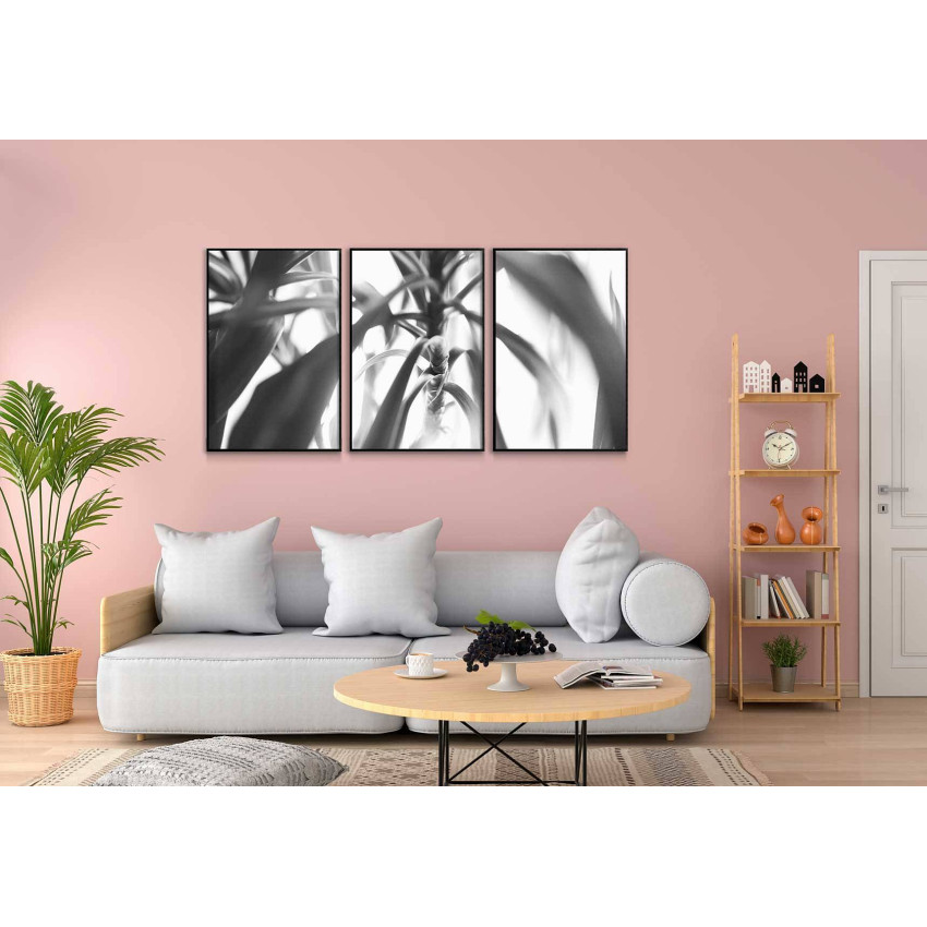 Abstract poster set - Palm tree