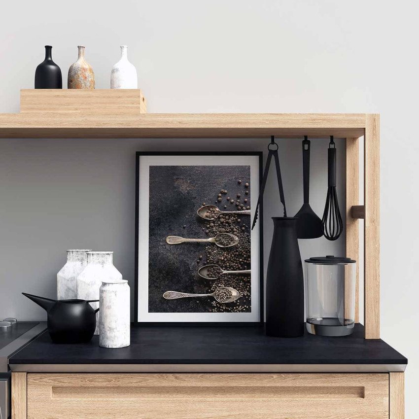 Spoons and spice - Kitchen poster