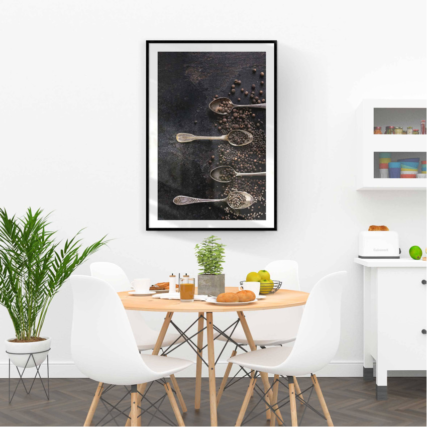Spoons and spice - Kitchen poster