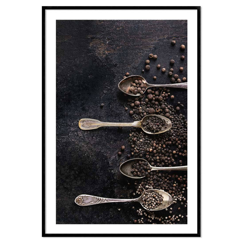 Spoons and spice - Kitchen poster