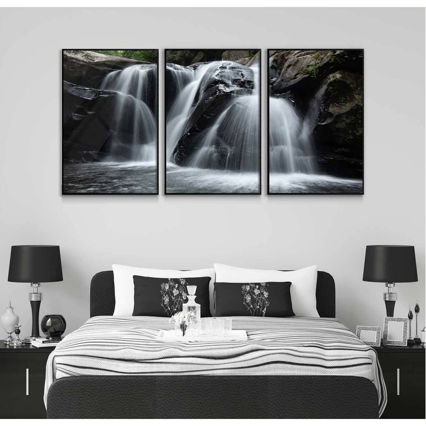 Vattenfall - Vackert naturmotiv i tre delar