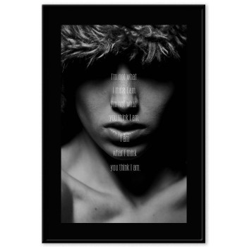 Mystical face poster