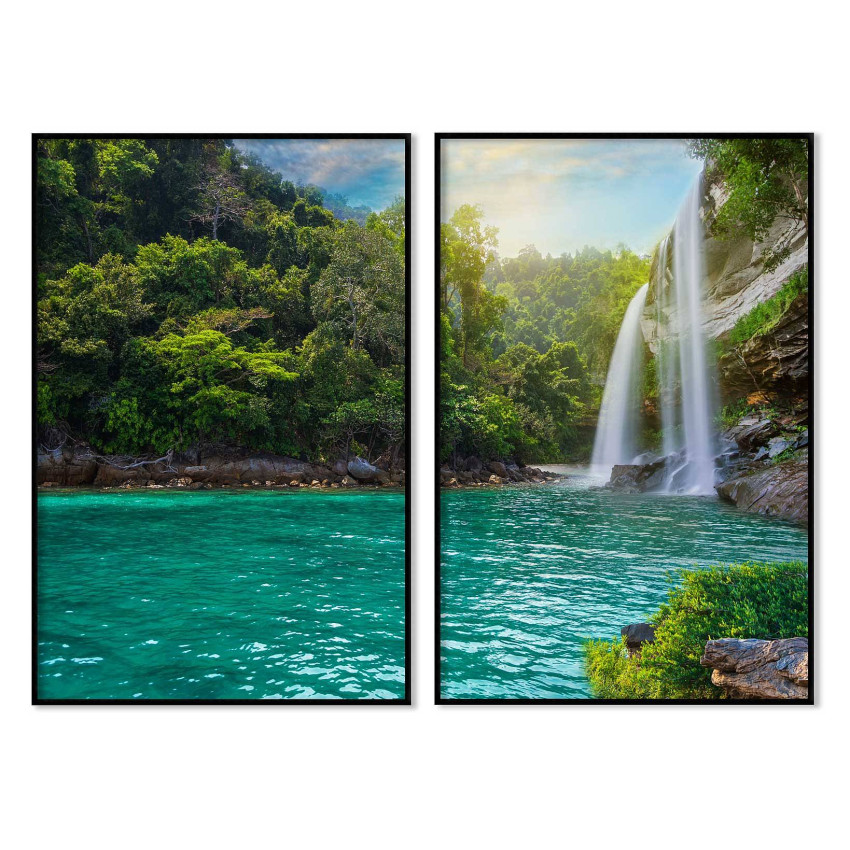 Exotic nature - Poster in two pieces