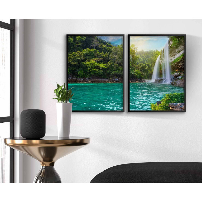 Exotic nature - Poster in two pieces