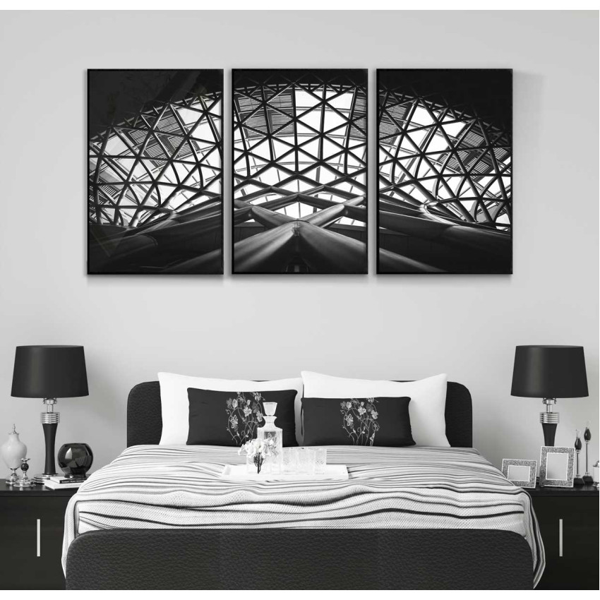 Abstract photograph - Three piece poster