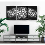 Abstract photograph - Three piece poster