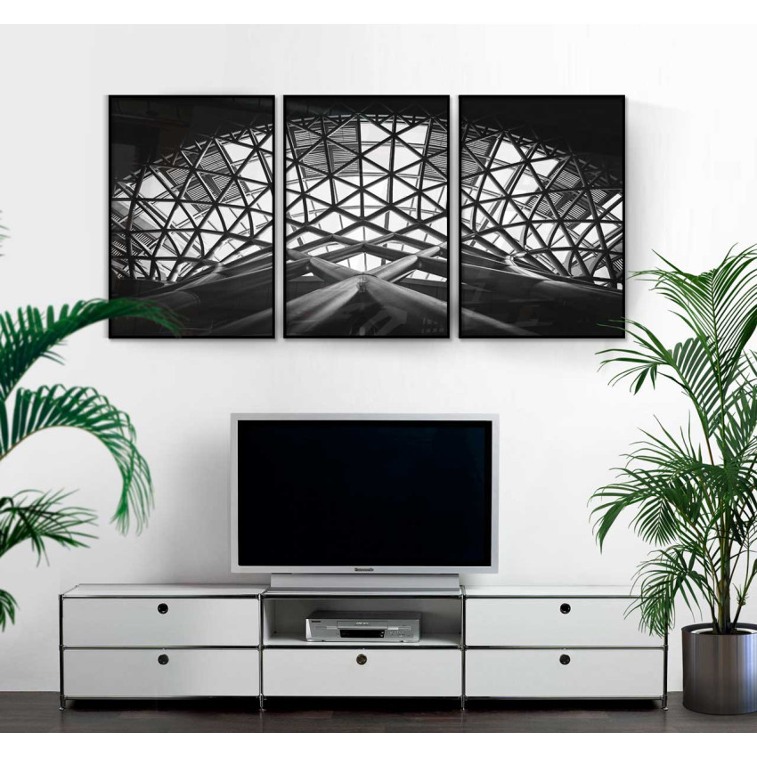 Abstract photograph - Three piece poster