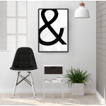 Simpel &-symbol - Minimalist poster