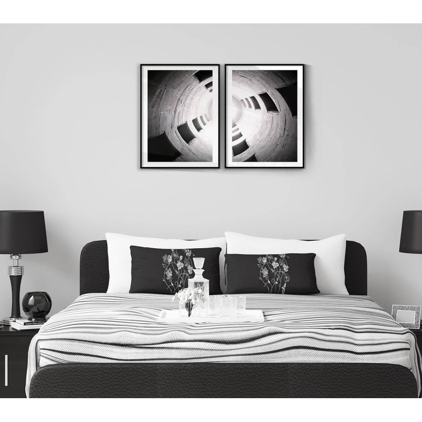 Abstract silo - Poster in two pieces