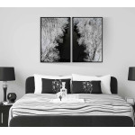 Abstrakt vinter - Tavla i två delar