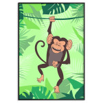 Glad apa i djungeln - Söt barntavla