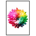 Colorful flower - Simple poster