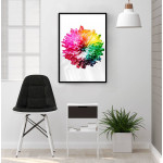Colorful flower - Simple poster