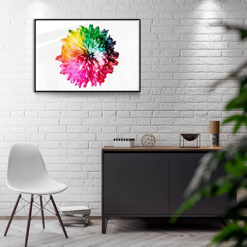 Colorful flower - Simple poster