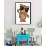 Cool bear - Cute kids poster