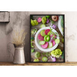 Green greens - Simple kitchen poster