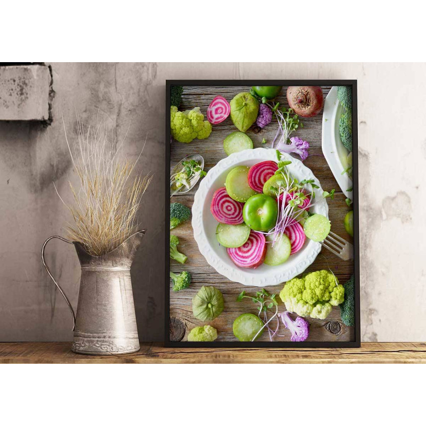 Green greens - Simple kitchen poster