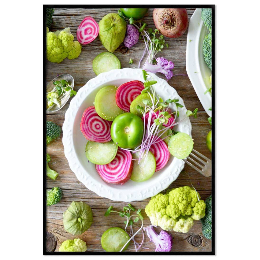 Green greens - Simple kitchen poster
