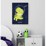 Astrosaur - Kids room poster