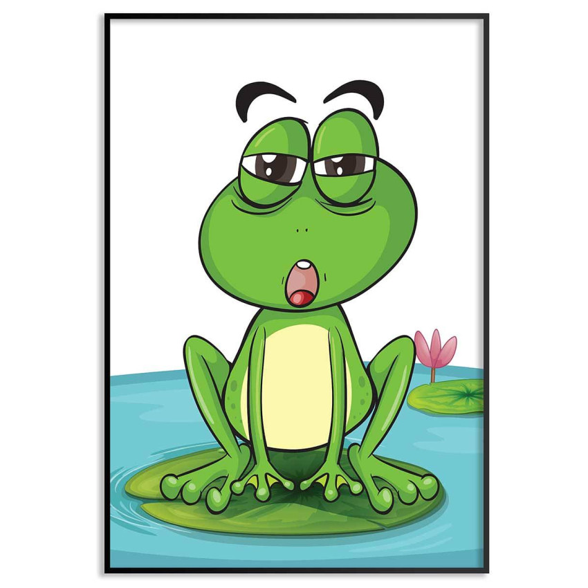 Cute frog - Kids poster