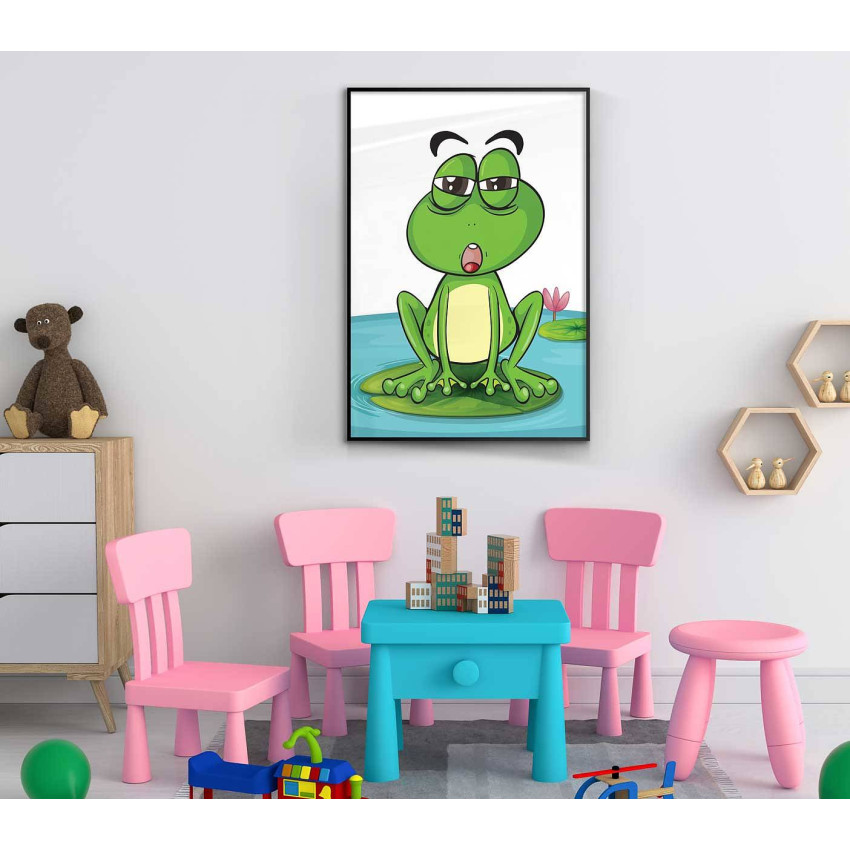 Cute frog - Kids poster