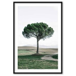 Dreamy green tree - Simple nature poster