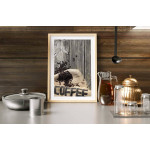Coffee & kaffebönor - Köksposter