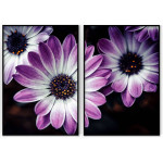 Purple flowers - Poster in two pieces