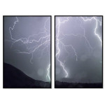Blixt och åska - Uppdelad tavla