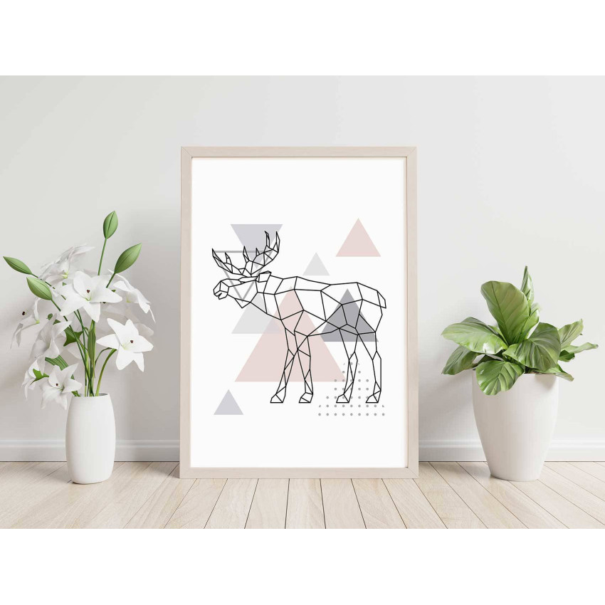 Älg illustration - Trendig tavla