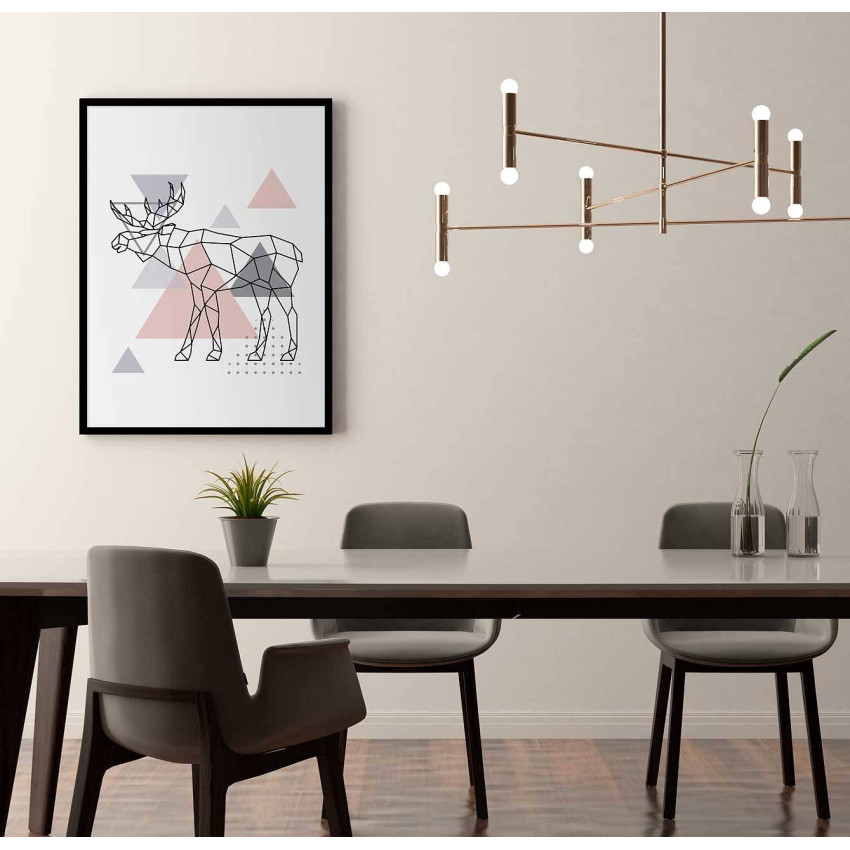 Älg illustration - Trendig tavla