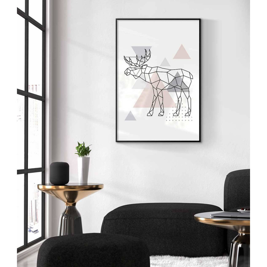 Älg illustration - Trendig tavla