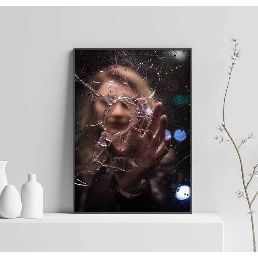 Crushed window - Original poster